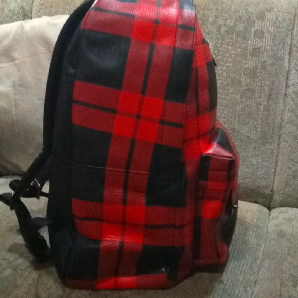 Coach printed leather backpack - Picture 2 of 7